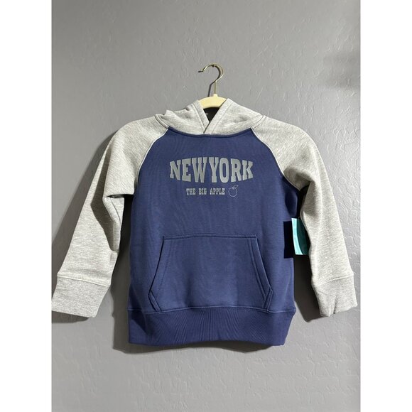 Market & Spruce Stitch Fix Boys New York Hoodie Size XS 4/5 NWT - Picture 1 of 5